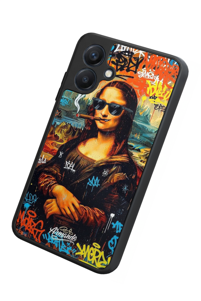 Samsung Galaxy A07 Uyumlu Monalisa Tasarımlı Glossy Premium Kılıf