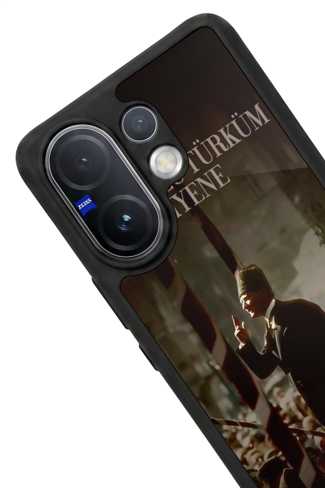 Vivo V60 Uyumlu Mustafa Kemal Ataturk Tasarımlı Glossy Premium Kılıf