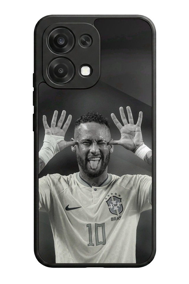 Oppo A6 Pro Uyumlu Neymar Tasarımlı Glossy Premium Kılıf