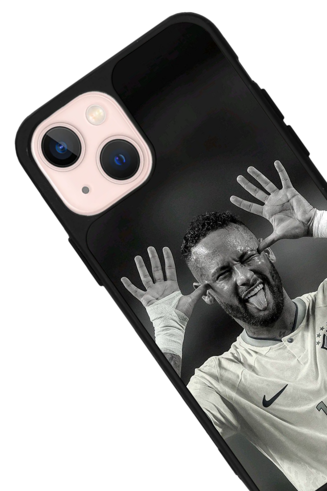 iPhone 13 Mini Uyumlu Neymar Tasarımlı Glossy Premium Kılıf