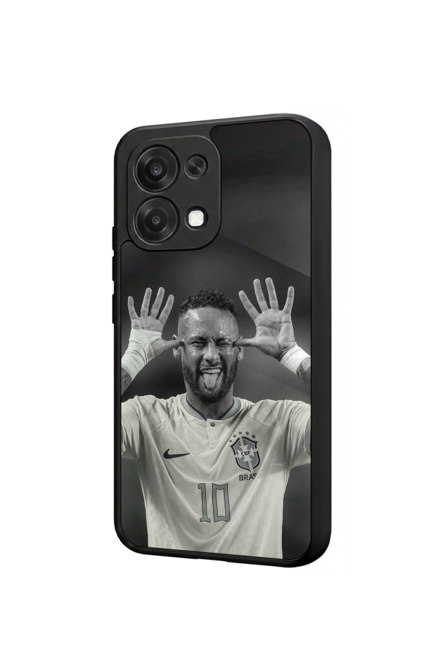 Oppo A6 Pro Uyumlu Neymar Tasarımlı Glossy Premium Kılıf
