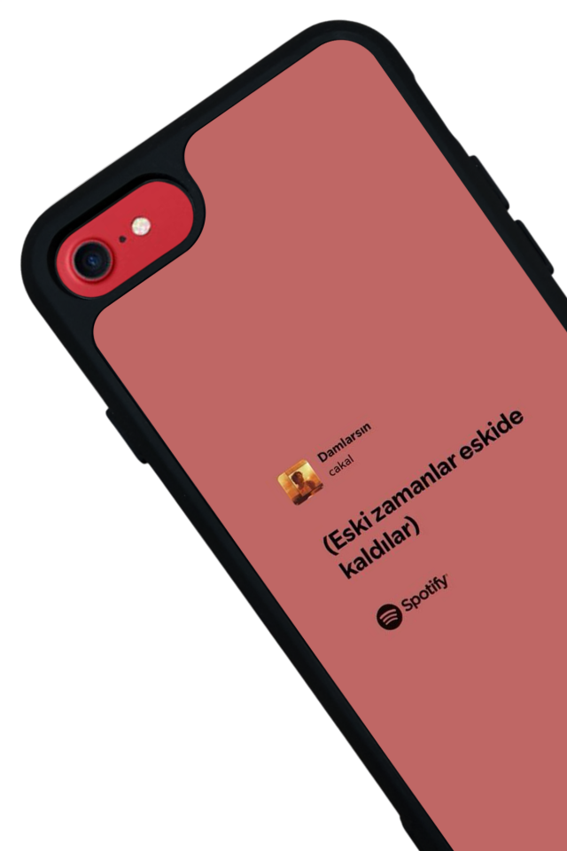 iPhone 8 Uyumlu Sarki Sozleri Tasarımlı Glossy Premium Kılıf