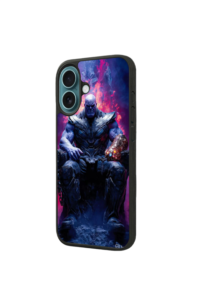 iPhone 16 Plus Uyumlu Thanos Tasarımlı Glossy Premium Kılıf