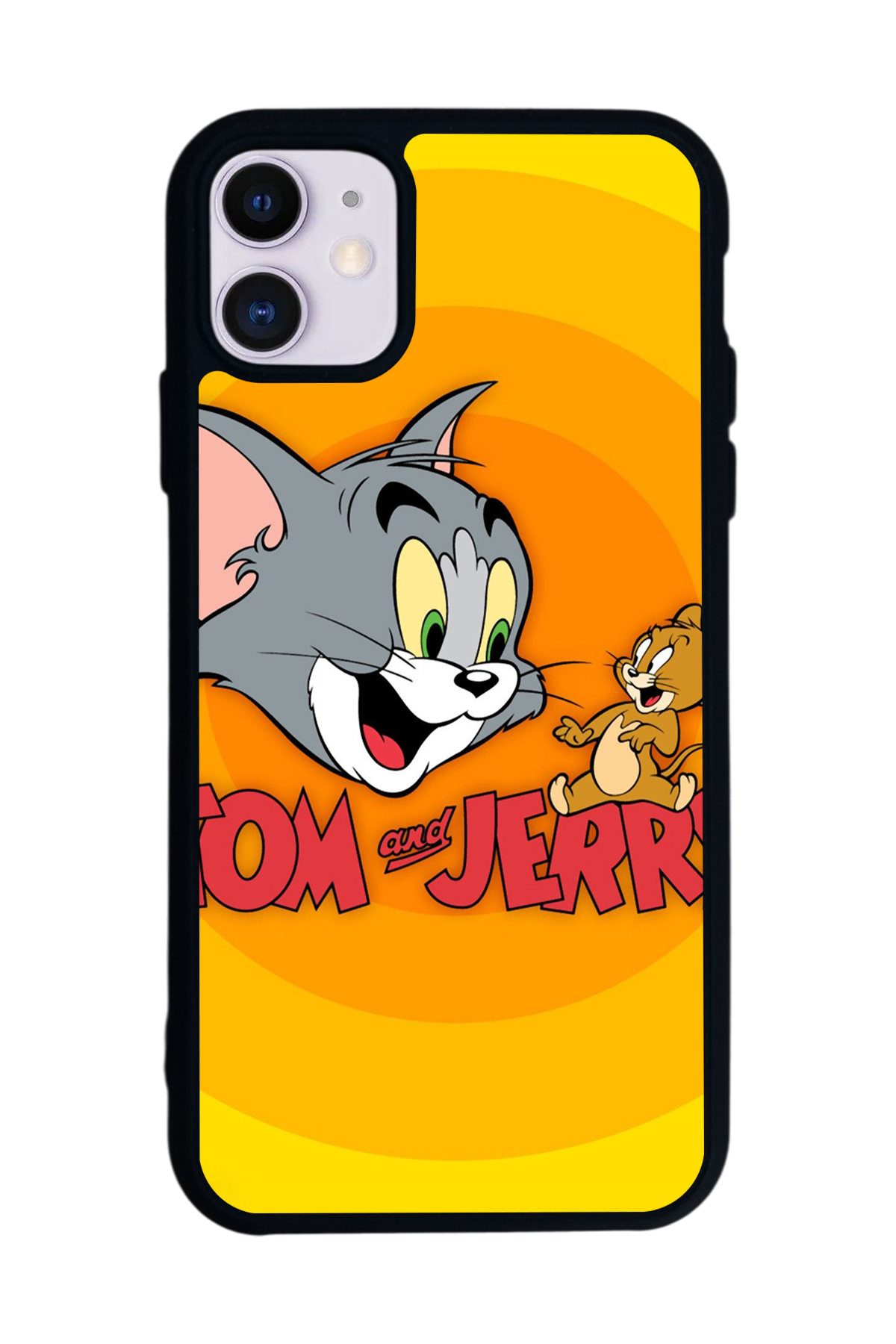 iPhone 11 Uyumlu Tom And Jerry Tasarımlı Glossy Premium Kılıf