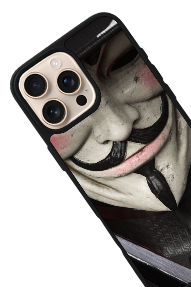 iPhone 15 Pro Max Uyumlu Vendetta Tasarımlı Glossy Premium Kılıf