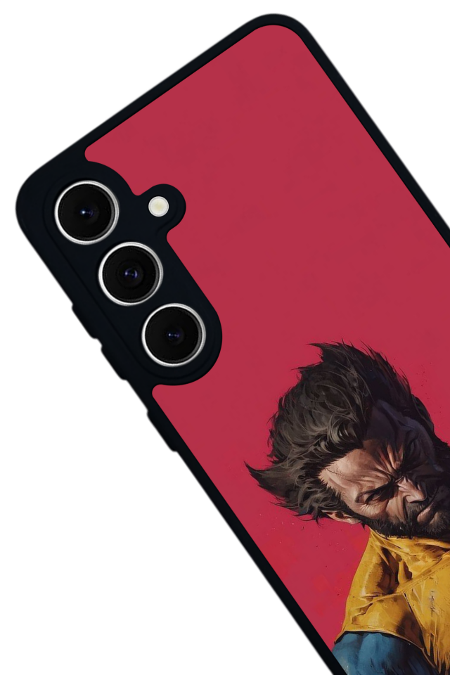 Samsung Galaxy S24 FE Uyumlu Wolverine Tasarımlı Glossy Premium Kılıf