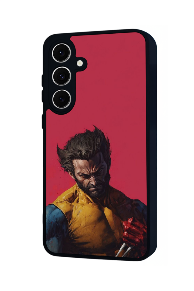 Samsung Galaxy S24 FE Uyumlu Wolverine Tasarımlı Glossy Premium Kılıf