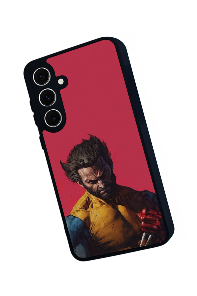 Samsung Galaxy S24 FE Uyumlu Wolverine Tasarımlı Glossy Premium Kılıf