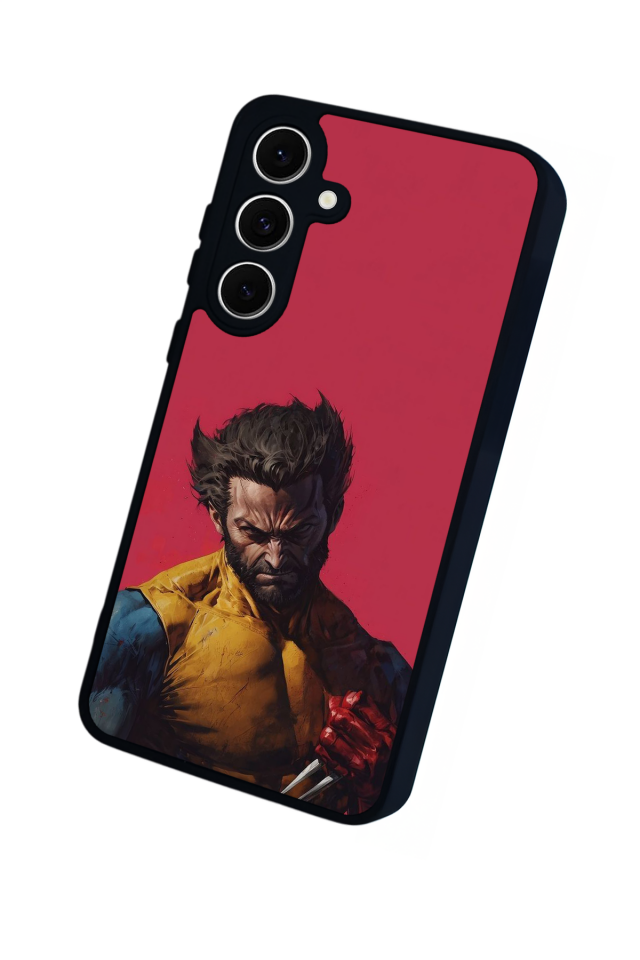 Samsung Galaxy S24 FE Uyumlu Wolverine Tasarımlı Glossy Premium Kılıf