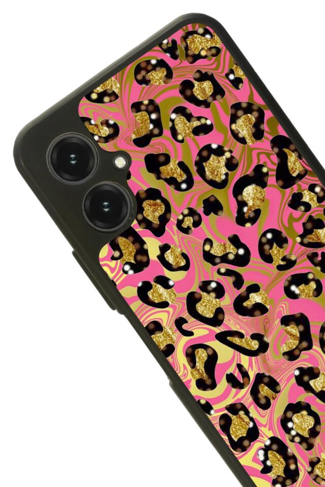 Omix X5 Uyumlu Hologram Leopar Tasarımlı Glossy Premium Kılıf