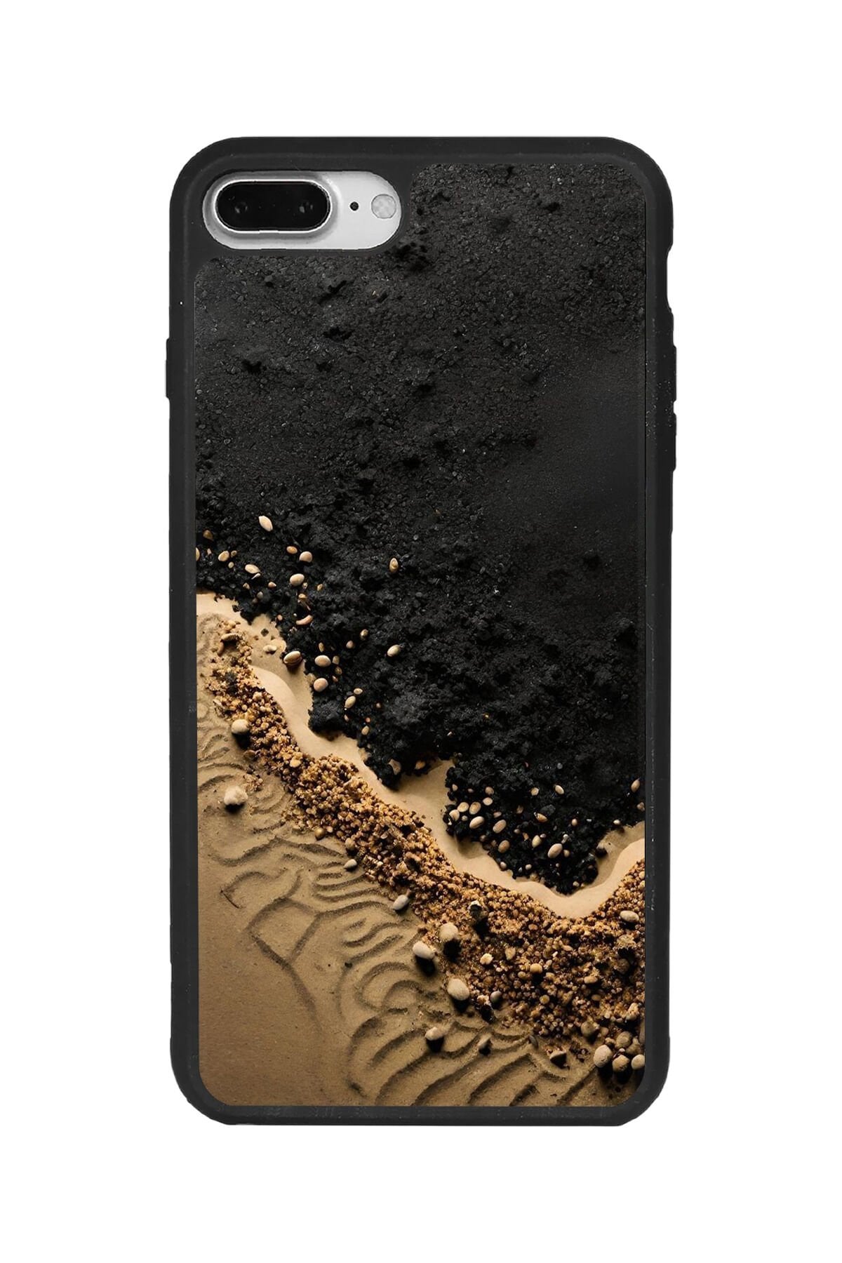 Apple iPhone 7 Plus Siyah Silikon Kılıf Çiziklere ve Darbelere Karşı Koruma