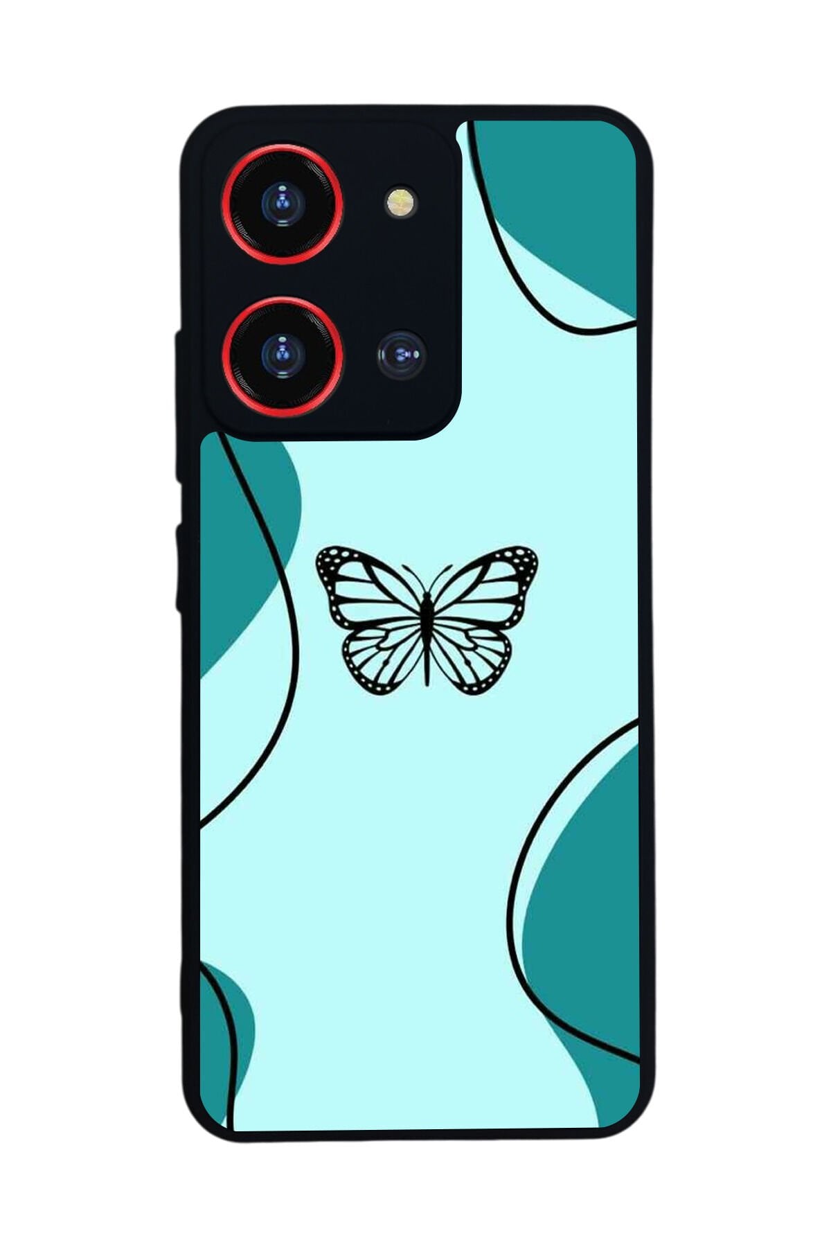 Reeder S19 Max Pro S ZOOM Uyumlu Kelebek Tasarımlı Glossy Premium Kılıf