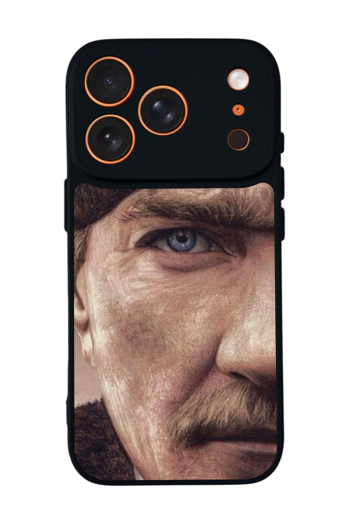 iPhone 17 Pro Max Uyumlu Mustafa Kemal Ataturk Tasarımlı Glossy Premium Kılıf