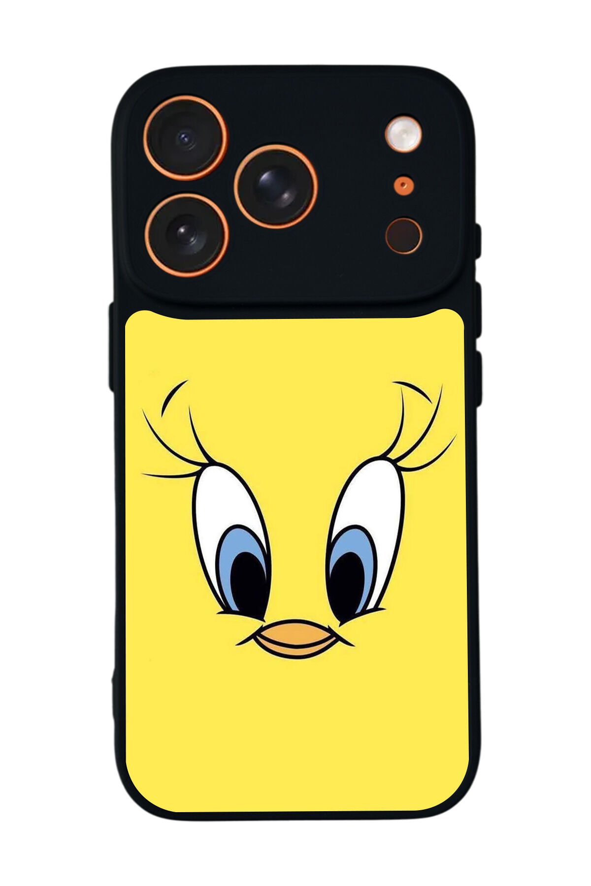 iPhone 17 Pro Uyumlu Tweety Tasarımlı Glossy Premium Kılıf