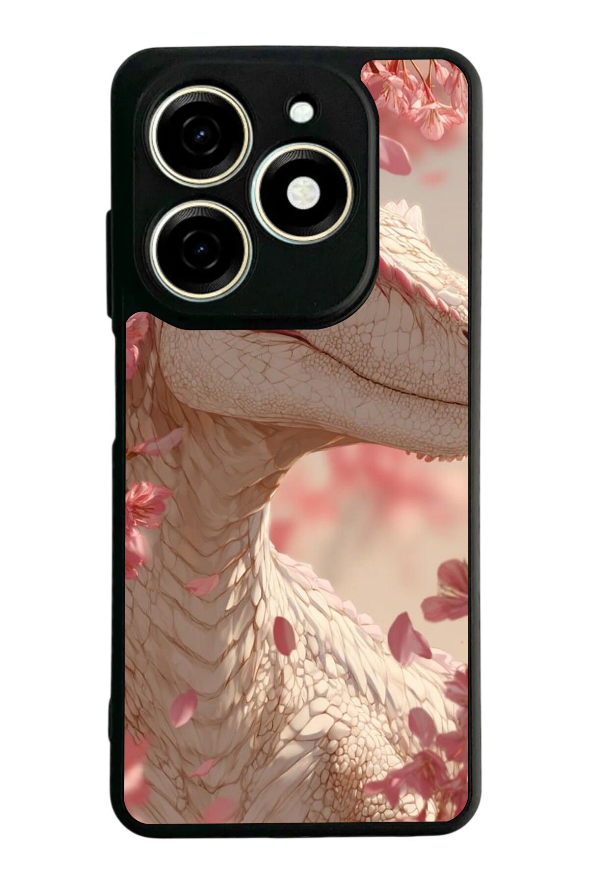 Infınıx Smart 8 Pro Uyumlu Dinazor Tasarımlı Glossy Premium Kılıf