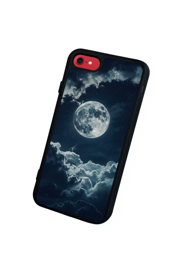 iPhone 7 Uyumlu Ay Tasarımlı Glossy Premium Kılıf