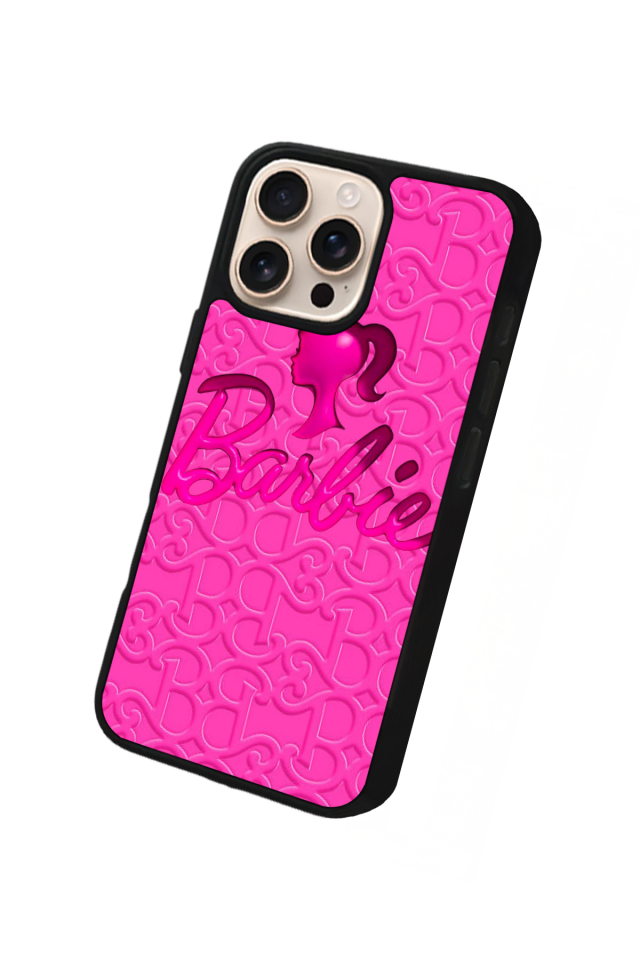 iPhone 15 Pro Uyumlu Barbie Tasarımlı Glossy Premium Kılıf
