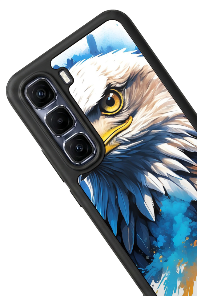 Infinix Hot 60 Pro Plus Uyumlu Besiktas Tasarımlı Glossy Premium Kılıf