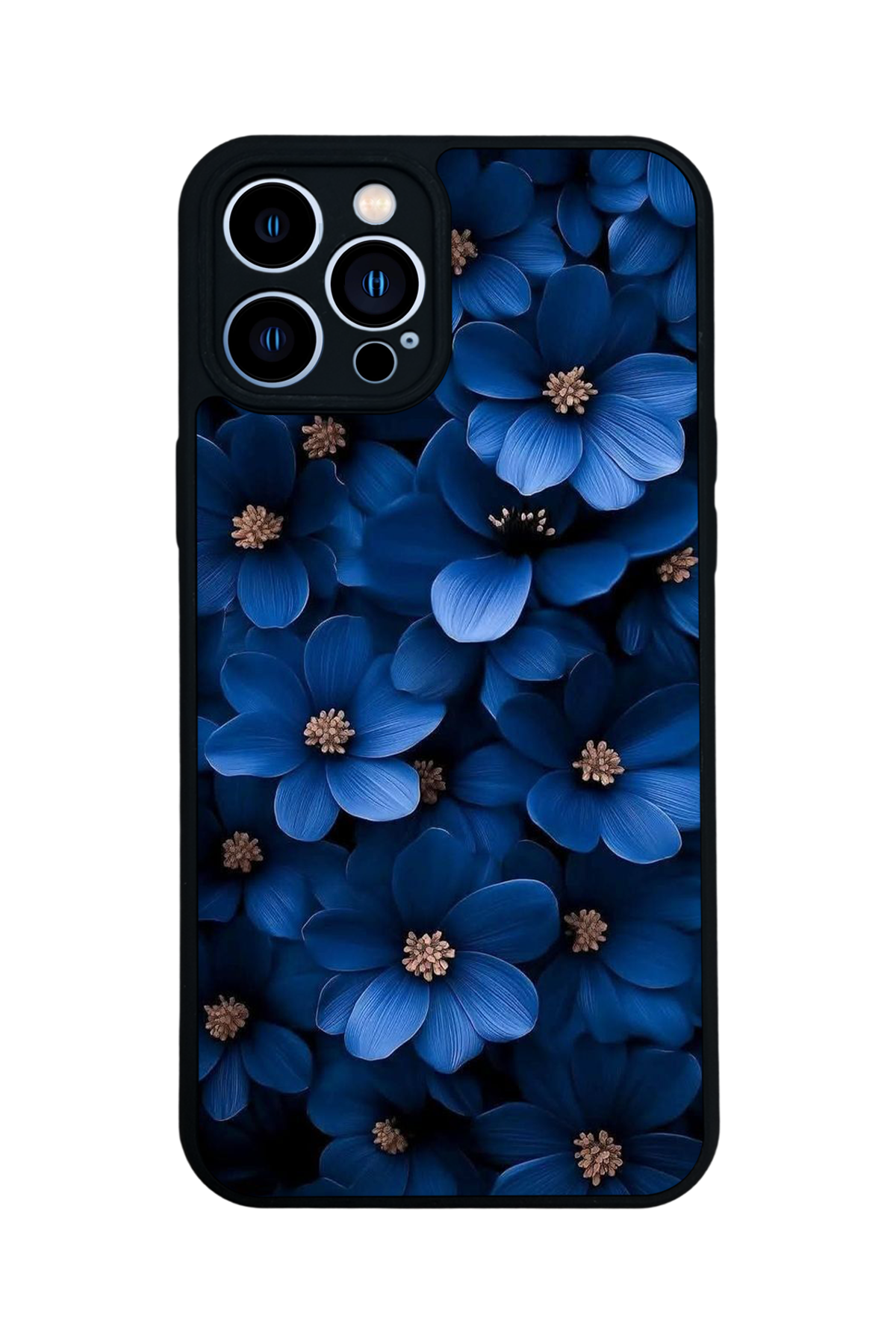iPhone 12 Pro Max Uyumlu Cicek Tasarımlı Glossy Premium Kılıf