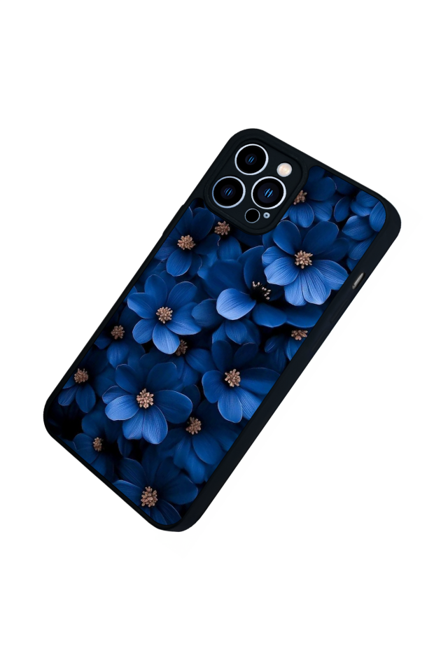iPhone 12 Pro Max Uyumlu Cicek Tasarımlı Glossy Premium Kılıf
