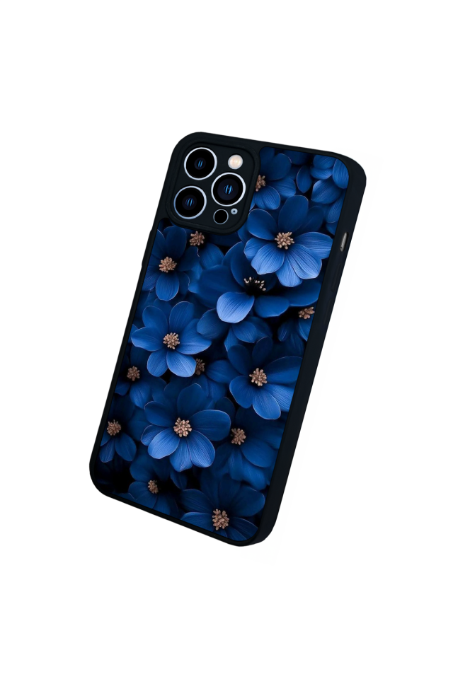iPhone 12 Pro Max Uyumlu Cicek Tasarımlı Glossy Premium Kılıf