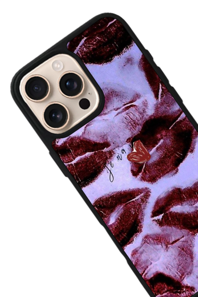 iPhone 14 Pro Uyumlu Dudak Tasarımlı Glossy Premium Kılıf