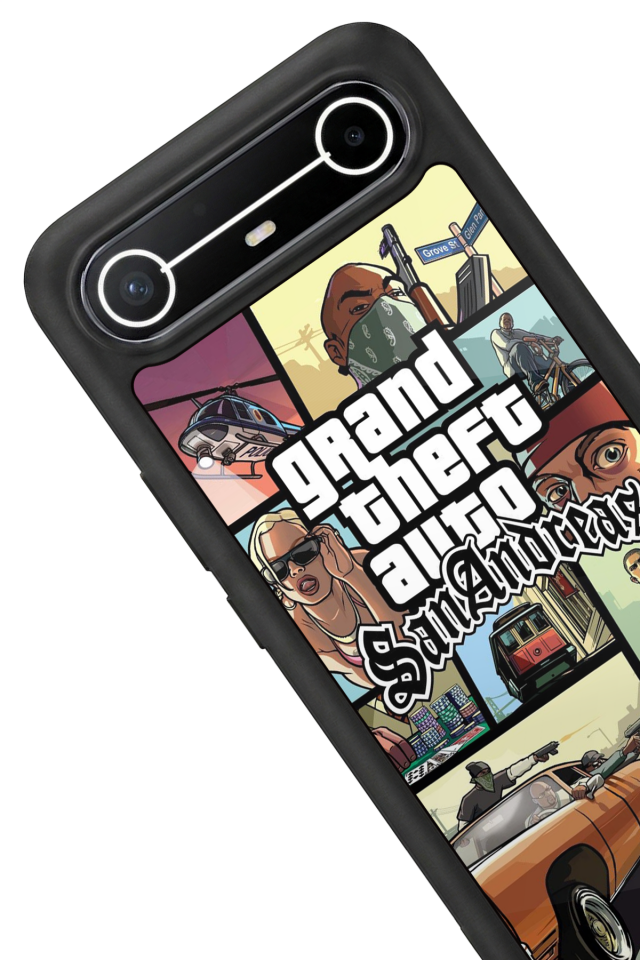 Tecno Spark Slim 5G Uyumlu GTA Tasarımlı Glossy Premium Kılıf