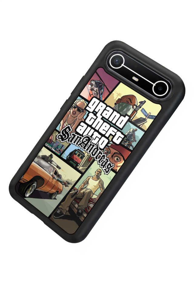 Tecno Spark Slim 5G Uyumlu GTA Tasarımlı Glossy Premium Kılıf