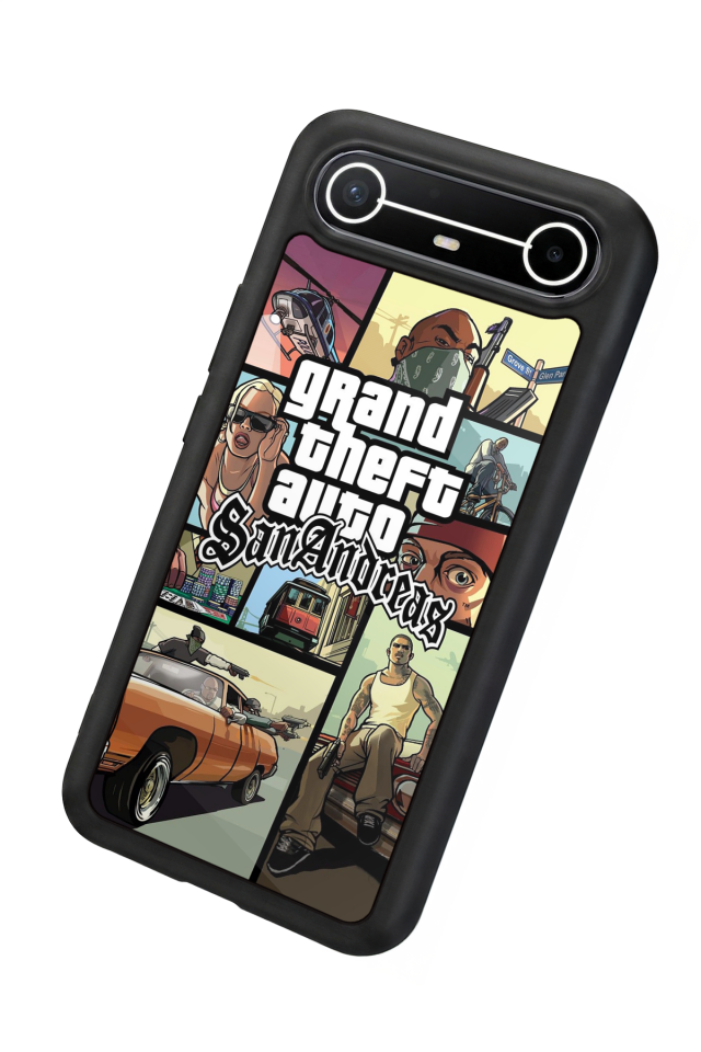 Tecno Spark Slim 5G Uyumlu GTA Tasarımlı Glossy Premium Kılıf