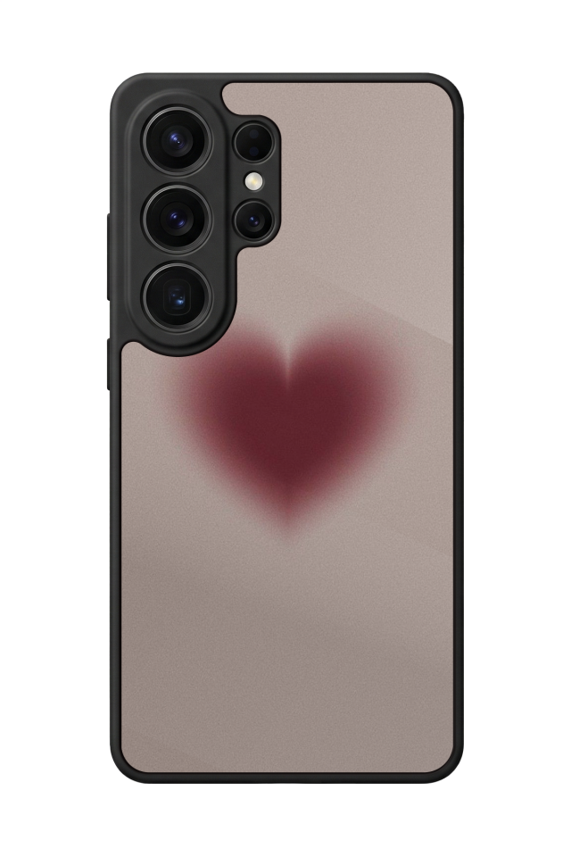 Samsung Galaxy S26 Ultra Uyumlu Kalp Love Tasarımlı Glossy Premium Kılıf