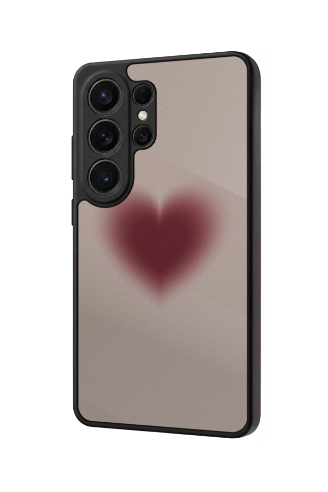Samsung Galaxy S26 Ultra Uyumlu Kalp Love Tasarımlı Glossy Premium Kılıf