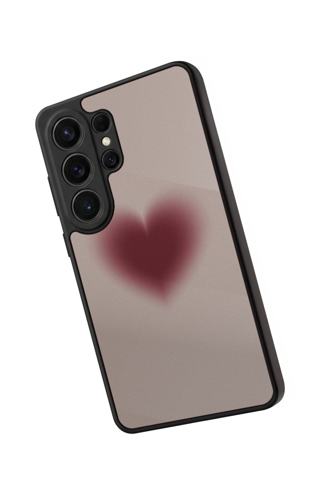 Samsung Galaxy S26 Ultra Uyumlu Kalp Love Tasarımlı Glossy Premium Kılıf