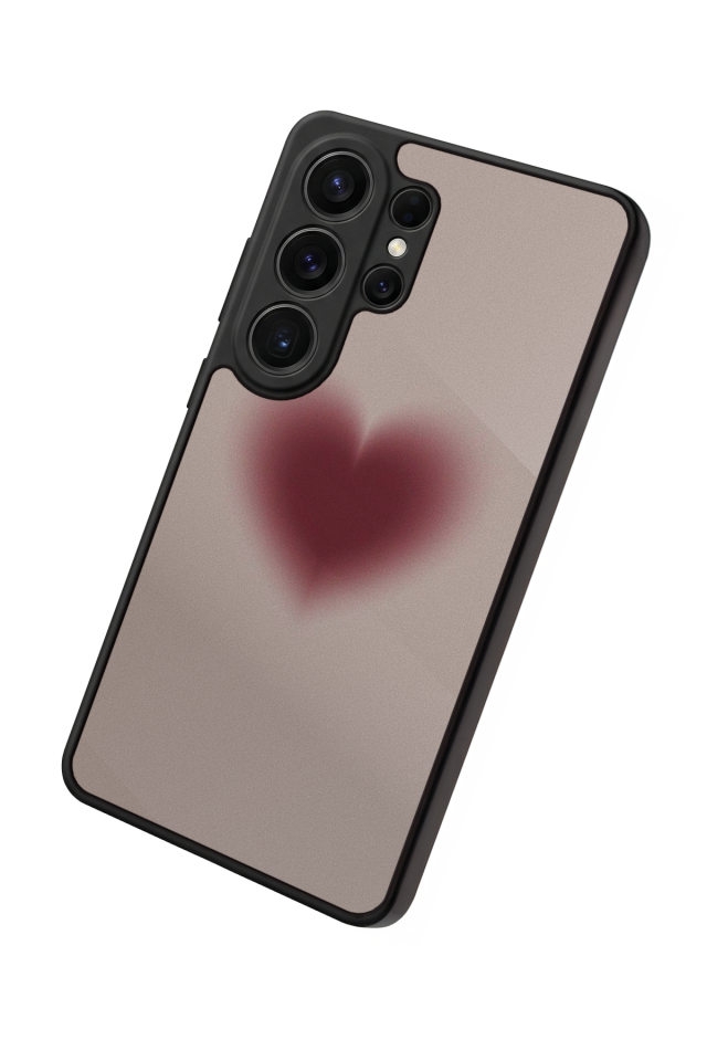 Samsung Galaxy S26 Ultra Uyumlu Kalp Love Tasarımlı Glossy Premium Kılıf