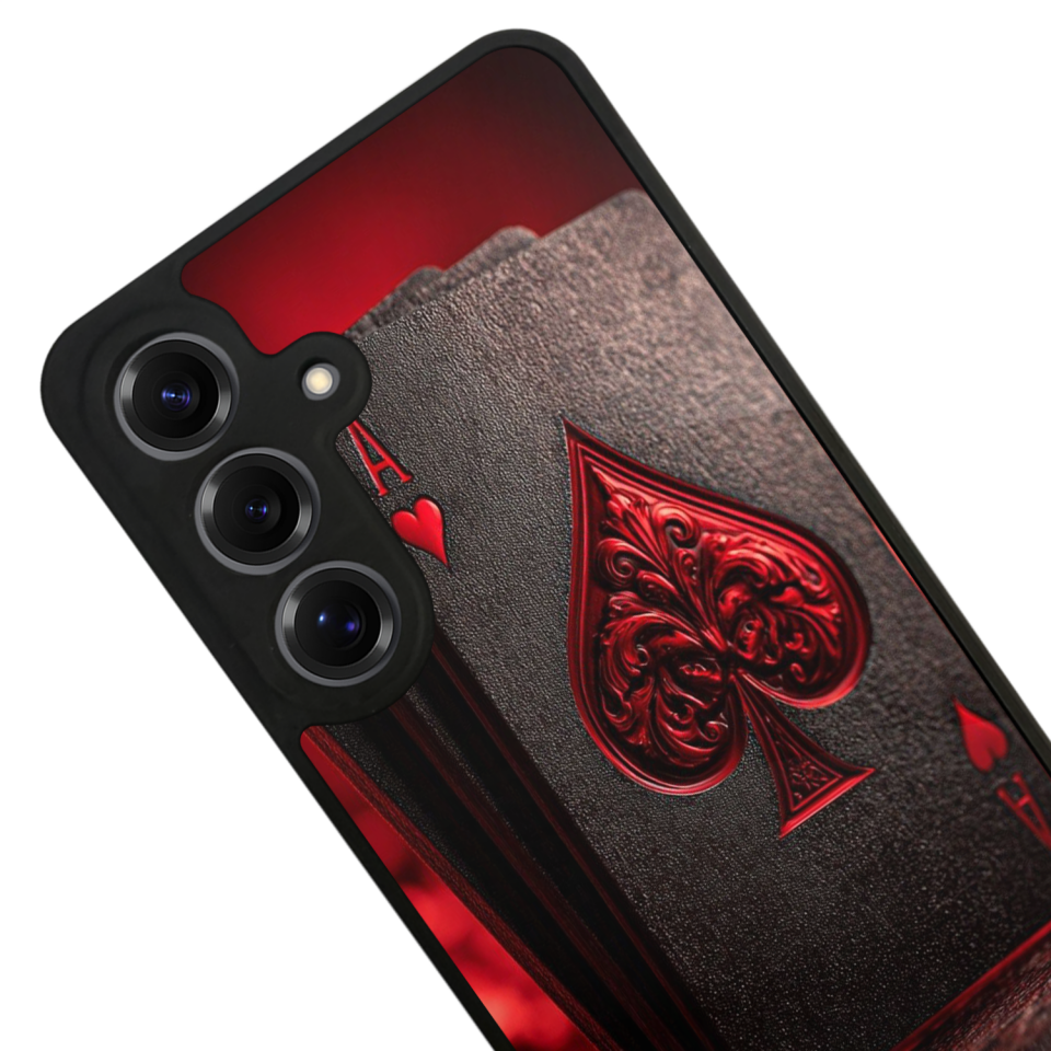 Samsung Galaxy S25 Uyumlu Kart Tasarımlı Glossy Premium Kılıf