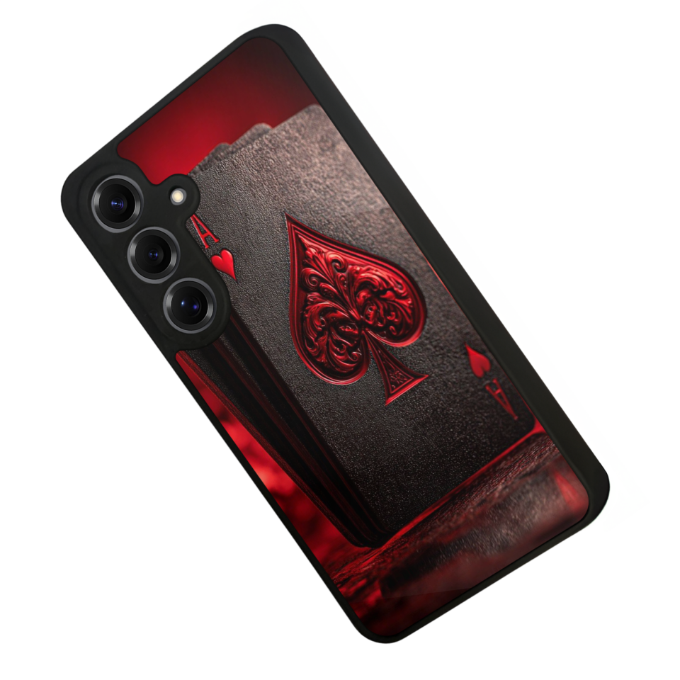Samsung Galaxy S25 Uyumlu Kart Tasarımlı Glossy Premium Kılıf
