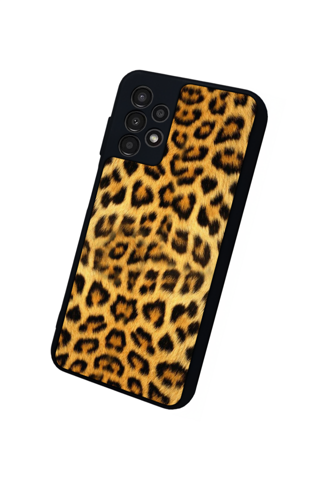 Samsung Galaxy A13 Uyumlu Leopar Tasarımlı Glossy Premium Kılıf