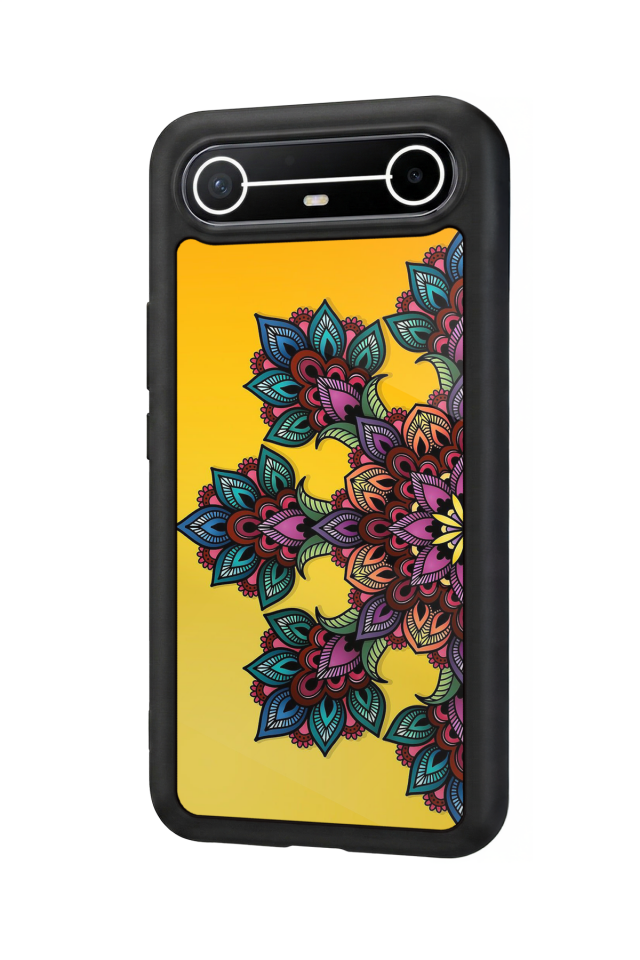 Tecno Spark Slim 5G Uyumlu Mandala Tasarımlı Glossy Premium Kılıf