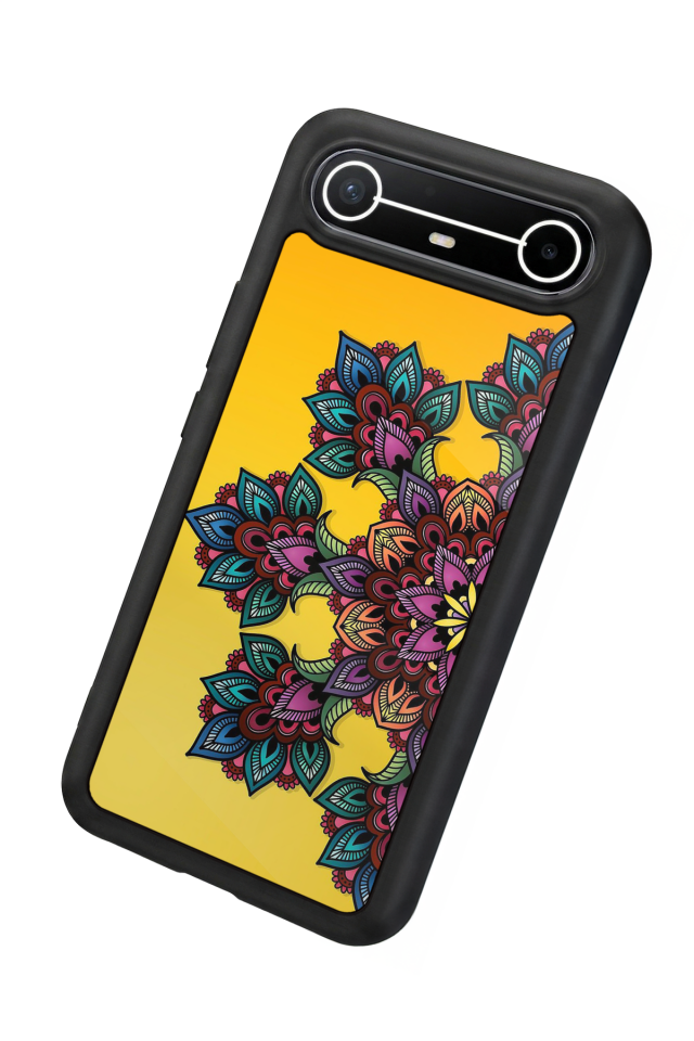 Tecno Spark Slim 5G Uyumlu Mandala Tasarımlı Glossy Premium Kılıf