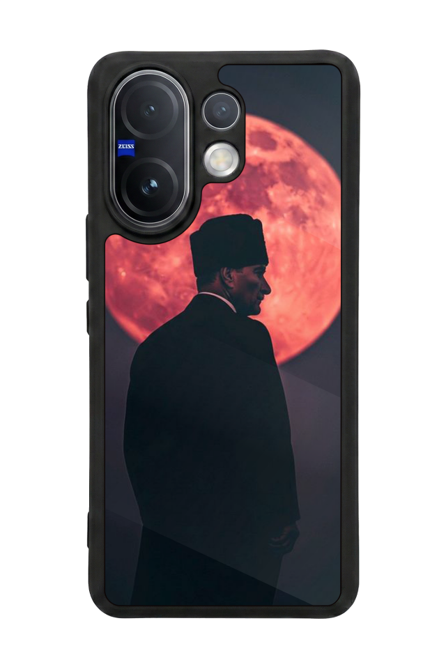 Vivo V60 Uyumlu Mustafa Kemal Ataturk Tasarımlı Glossy Premium Kılıf