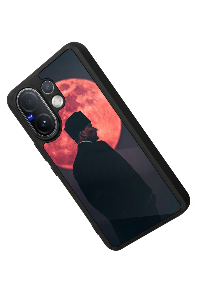 Vivo V60 Uyumlu Mustafa Kemal Ataturk Tasarımlı Glossy Premium Kılıf