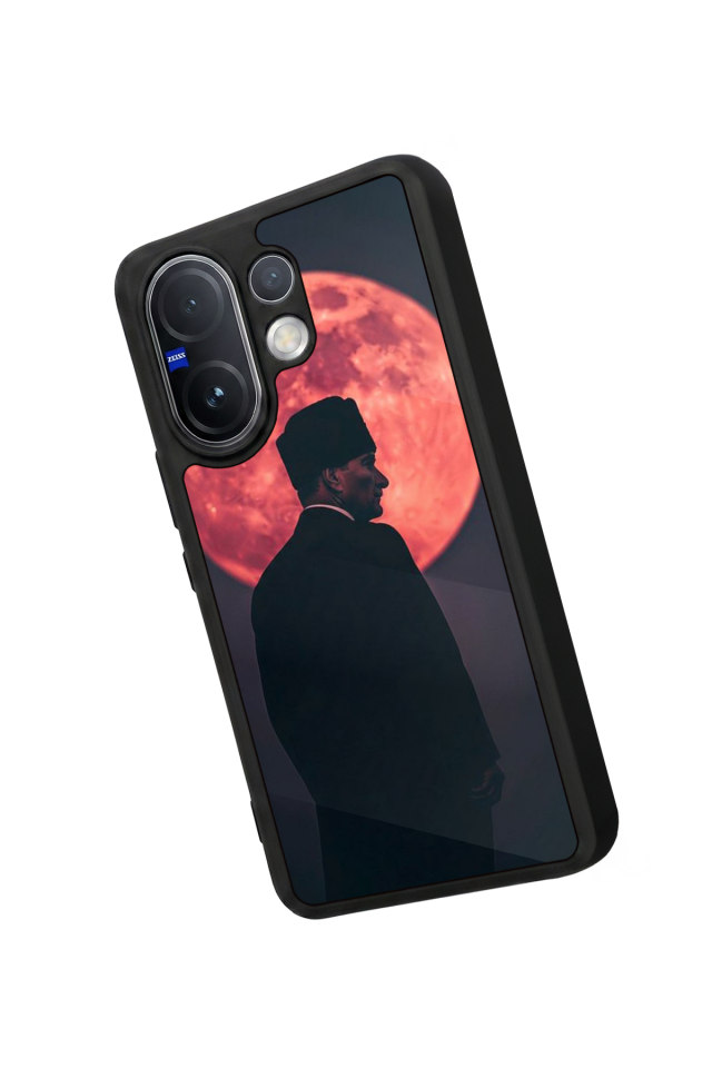 Vivo V60 Uyumlu Mustafa Kemal Ataturk Tasarımlı Glossy Premium Kılıf