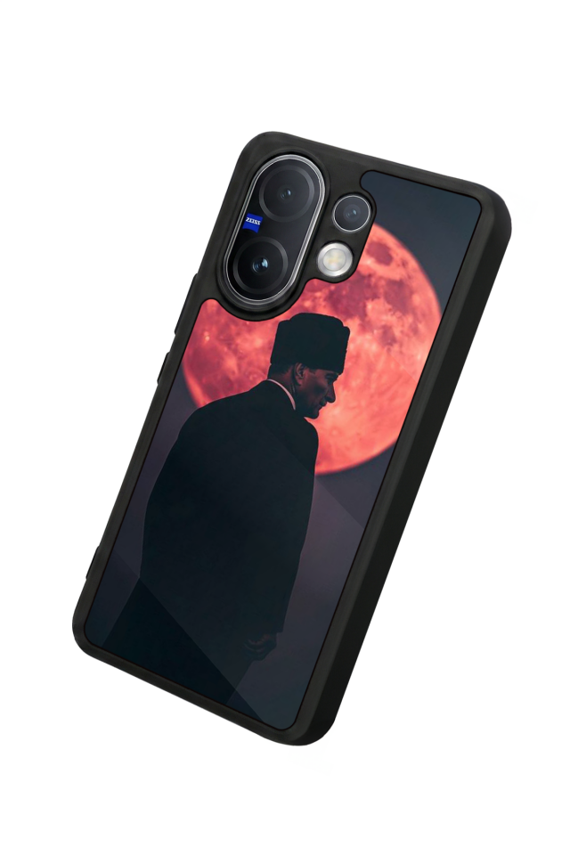 Vivo V60 Uyumlu Mustafa Kemal Ataturk Tasarımlı Glossy Premium Kılıf