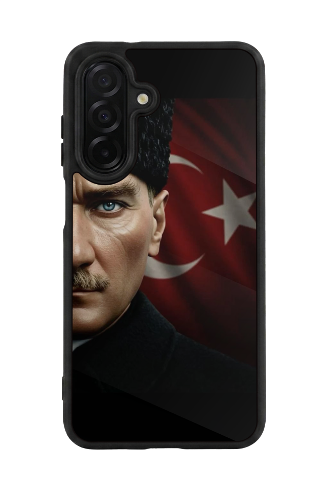 Samsung Galaxy A56 Uyumlu Mustafa Kemal Ataturk Tasarımlı Glossy Premium Kılıf