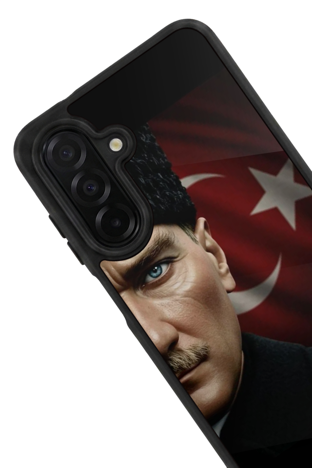 Samsung Galaxy A56 Uyumlu Mustafa Kemal Ataturk Tasarımlı Glossy Premium Kılıf