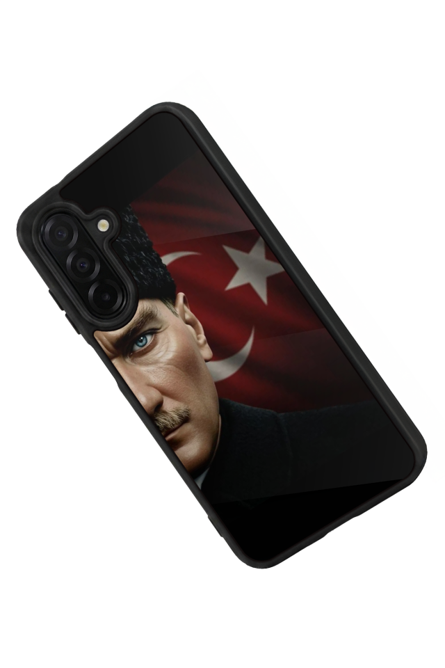 Samsung Galaxy A56 Uyumlu Mustafa Kemal Ataturk Tasarımlı Glossy Premium Kılıf