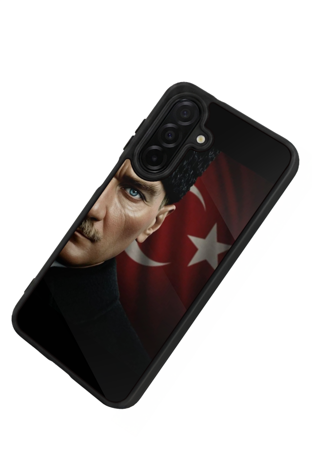 Samsung Galaxy A56 Uyumlu Mustafa Kemal Ataturk Tasarımlı Glossy Premium Kılıf