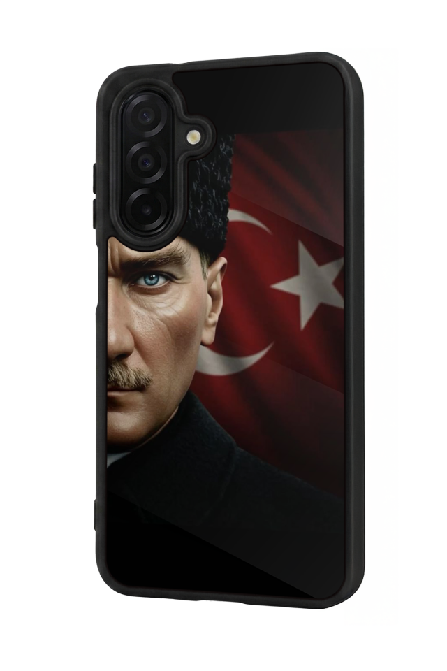 Samsung Galaxy A56 Uyumlu Mustafa Kemal Ataturk Tasarımlı Glossy Premium Kılıf