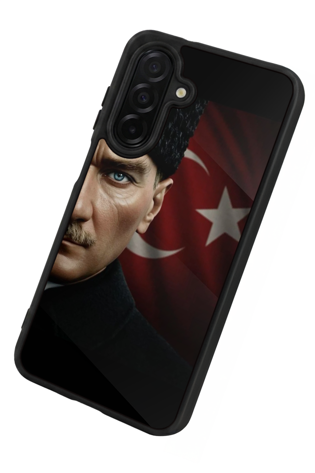 Samsung Galaxy A56 Uyumlu Mustafa Kemal Ataturk Tasarımlı Glossy Premium Kılıf