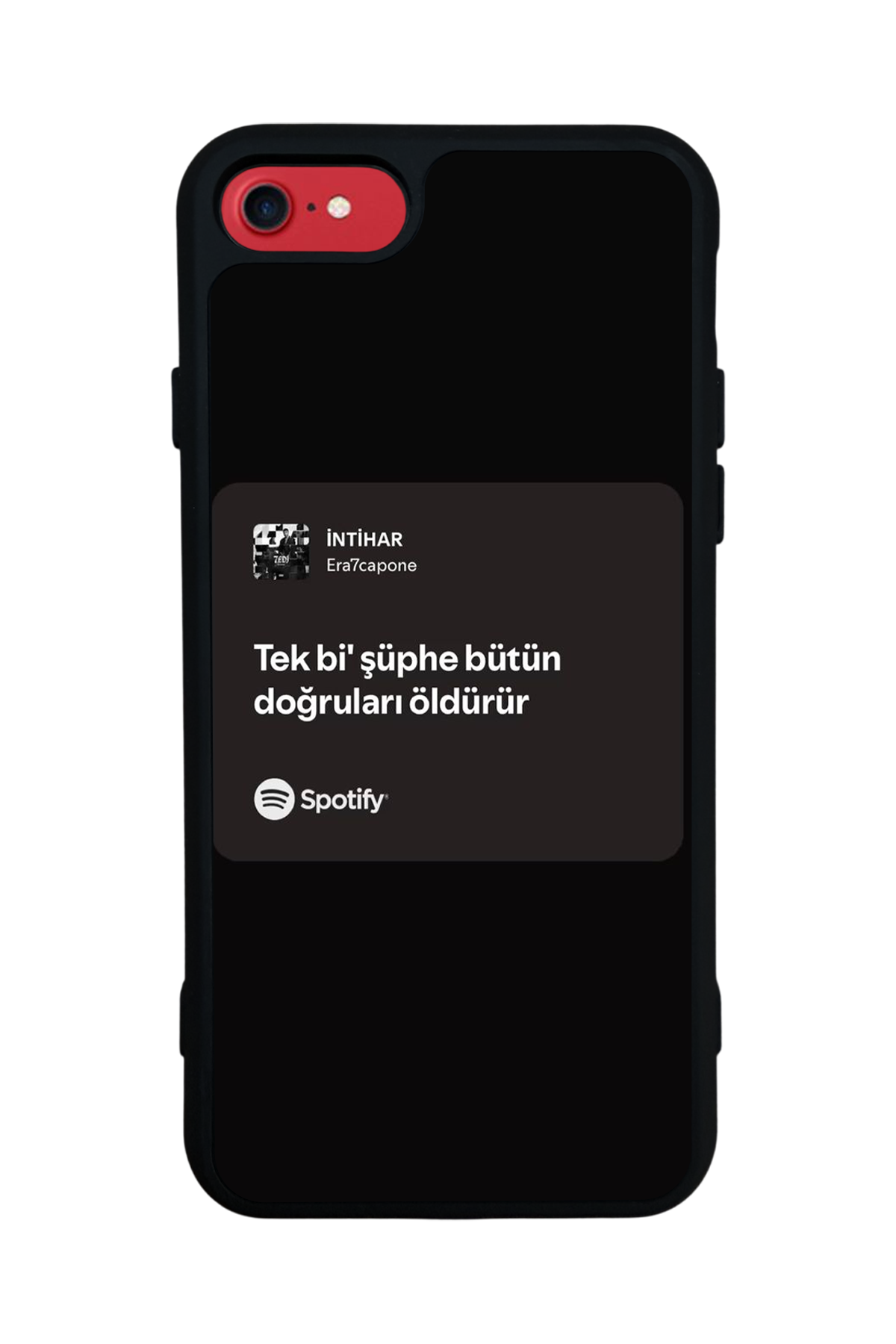 iPhone 8 Uyumlu Sarki Sozleri Tasarımlı Glossy Premium Kılıf