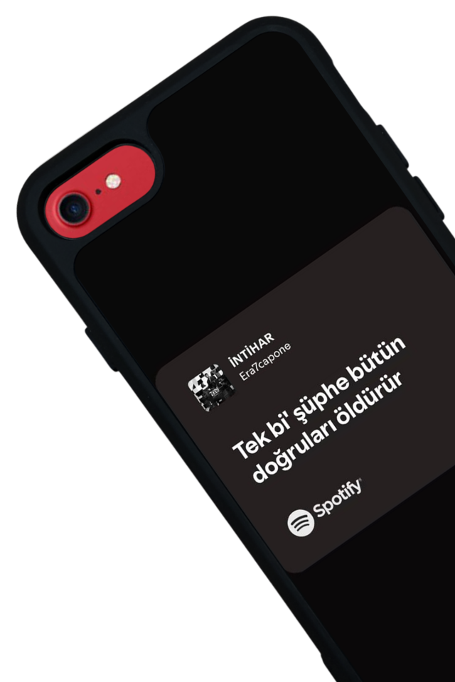 iPhone 8 Uyumlu Sarki Sozleri Tasarımlı Glossy Premium Kılıf